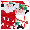 Christmas Non-woven Fabric Gnome Calendar Pendant Decorations DIY-WH0430-851-3