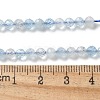 Natural Aquamarine Beads Strands G-F509-02-4mm-2