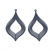 430 Stainless Steel Filigree Pendants LS-X-STAS-S108-09B-2