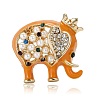 Elephant Alloy Enamel Pins PW-WGCB93E-01-1