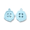 Spray Painted Alloy Pendants LS-FIND-B018-02F-1