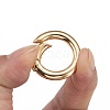 Brass Spring Gate Rings X-KK-T014-90G-3