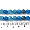 Dyed & Heated Natural Dragon Veins Agate Beads Strands G-P539-A01-17-5