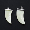 Natural Trochid Shell/Trochus Shell Pendants SSHEL-G024-06P-2