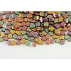 Electroplate Czech Glass Beads FIND-PW0024-12B-1