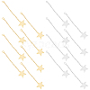 SUPERFINDINGS 16Pcs 2 Colors Brass Big Pendants KK-FH0005-60-1