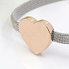 Ion Plating(IP) Fashionable 304 Stainless Steel Bracelets LS-BJEW-J038-47RG-2