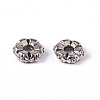 Tibetan Style Alloy Spacer Beads TIBEB-S039-014AS-RS-3