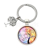 Alloy Glass Keychains KEYC-YW00008-09-1