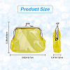 Gorgecraft 3Pcs 3 Colors Transparent PVC Change Purse ABAG-GF0001-14-2