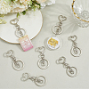 18Pcs Alloy Swivel Keychain Clasps KEYC-SP0001-48B-P-3