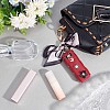 PU Leather Lipstick Storage Bag Pendant Keychain KEYC-WH0036-23B-4