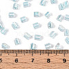 Transparent Inside Colours Glass Seed Beads SEED-T007-13M-1-4