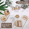 Craftdady 6Pcs 6 Styles Zinc Alloy Twist Bag Lock Purse Catch Clasps PURS-CD0001-01-11