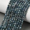Natural Kyanite/Cyanite/Disthene Beads Strands G-G259-D04-3mm-10