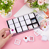 15Pcs Mini Square Acrylic Glass Window Boxes Sets CON-WH0088-43B-3