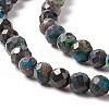 Natural Chrysocolla Beads Strands G-F717-08-3