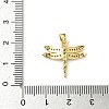 Brass Micro Pave Cubic Zirconia Pendants KK-I371-24G-3