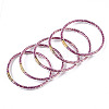 PVC Plastic Buddhist Bangle Sets BJEW-T008-18D-2