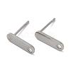 304 Stainless Steel Stud Earring STAS-C117-09P-1