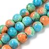 Natural Imperial Jasper Beads Strands G-N342-25A-1