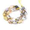 Natural Flower Opal Beads Strands G-N342-53-8x6-14-3