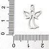 201 Stainless Steel Pendants STAS-Q341-10P-3