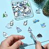 40Pcs 20 Styles Winter Theme Zinc Alloy Enamel Pendants ENAM-CJ0006-43-4