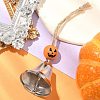 Halloween Iron Bell Hanging Ornaments HJEW-JM02463-2