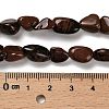 Natural Mahogany Obsidian Beads Strands G-P497-01E-87-5