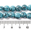 Synthetic Turquoise Beads Strands G-T047-A20-01-5