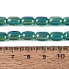 Electroplate Imitation Jade Glass Beads Strands EGLA-Q132-03B-B04-4