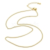 Brass Curb Chain Necklaces for Women NJEW-D302-50G-4