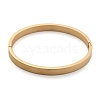 Ion Plating(IP) 304 Stainless Steel Bangles BJEW-H553-01G-01-2