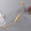 Alloy Rhinestone Hair Combs MRMJ-WH2007-031G-7
