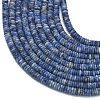 Frosted Natural Blue Spot Jasper Beads Strands G-K389-C05-01-3