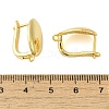 Brass Hoop Earrings Findings KK-B089-42G-3