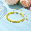 Baking Paint Glass Seed Beaded Bracelets BJEW-MZ00155-4