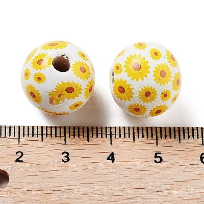 Wood European Beads WOOD-M011-06C-1