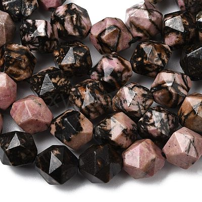 Natural Rhodonite Beads Strands G-Z119-A19-03-1
