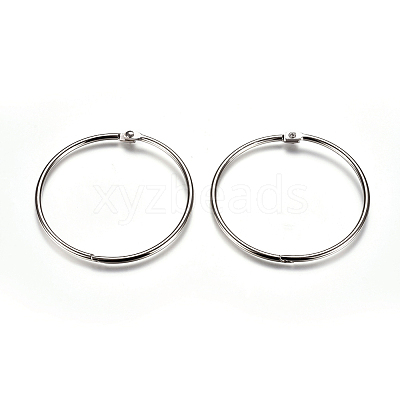 Iron Loose Leaf Book Binder Hinged Rings IFIN-L034-01H-P-1