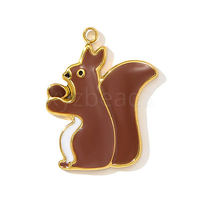 304 Stainless Steel Enamel Pendants STAS-OY003-77G-1