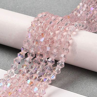 Transparent Electroplate Glass Beads Strands EGLA-A039-T2mm-L26-1