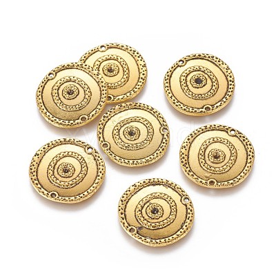 Tibetan Style Links/Connectors TIBEP-EA300YKG-AG-LF-1
