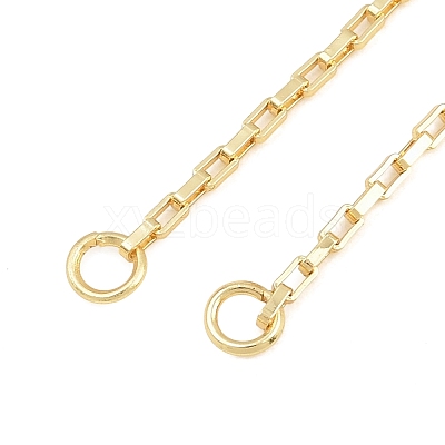 Brass Box Chain Bracelet Making KK-CBADBBF-02G-1