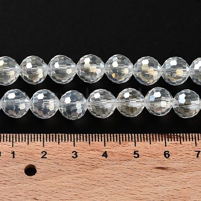 Electroplate Glass Bead Strands EGLA-R040-10mm-15-1