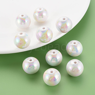 Opaque Acrylic Beads X-MACR-S370-18mm-01-1
