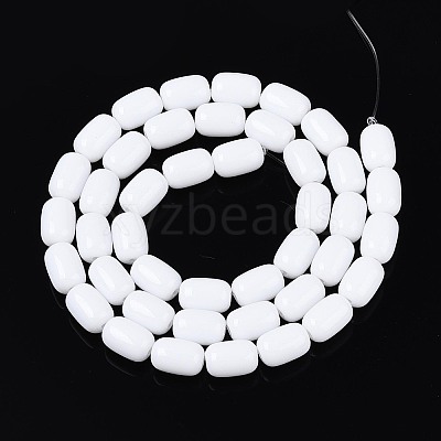 Opaque Glass Beads Strands GLAA-T028-14P-A01-1