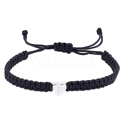 1Pc Adjustable Nylon Cord Braided Bracelets for Women Men BJEW-LP0001-34P-P-1
