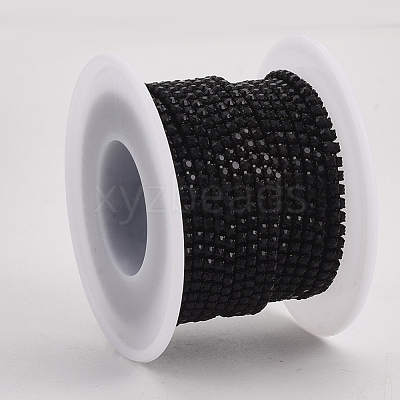 Electrophoresis Iron Rhinestone Strass Chains CHC-Q009-SS6.5-B01-1